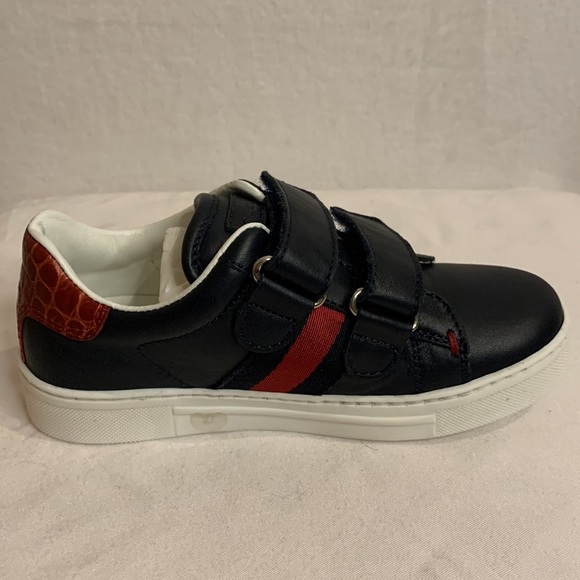 Gucci Kids Sneakers - Black and Red - Picture 12 of 16